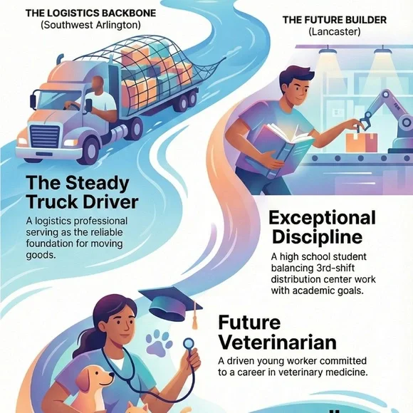 Career Pathways Illustrated Poster - Vibrant Career Icons - Picture 1 of 1